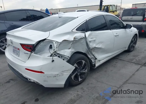 2022 Honda Insight Ex z USA, uszkodzony, nr VIN 19XZE4F57NE010316